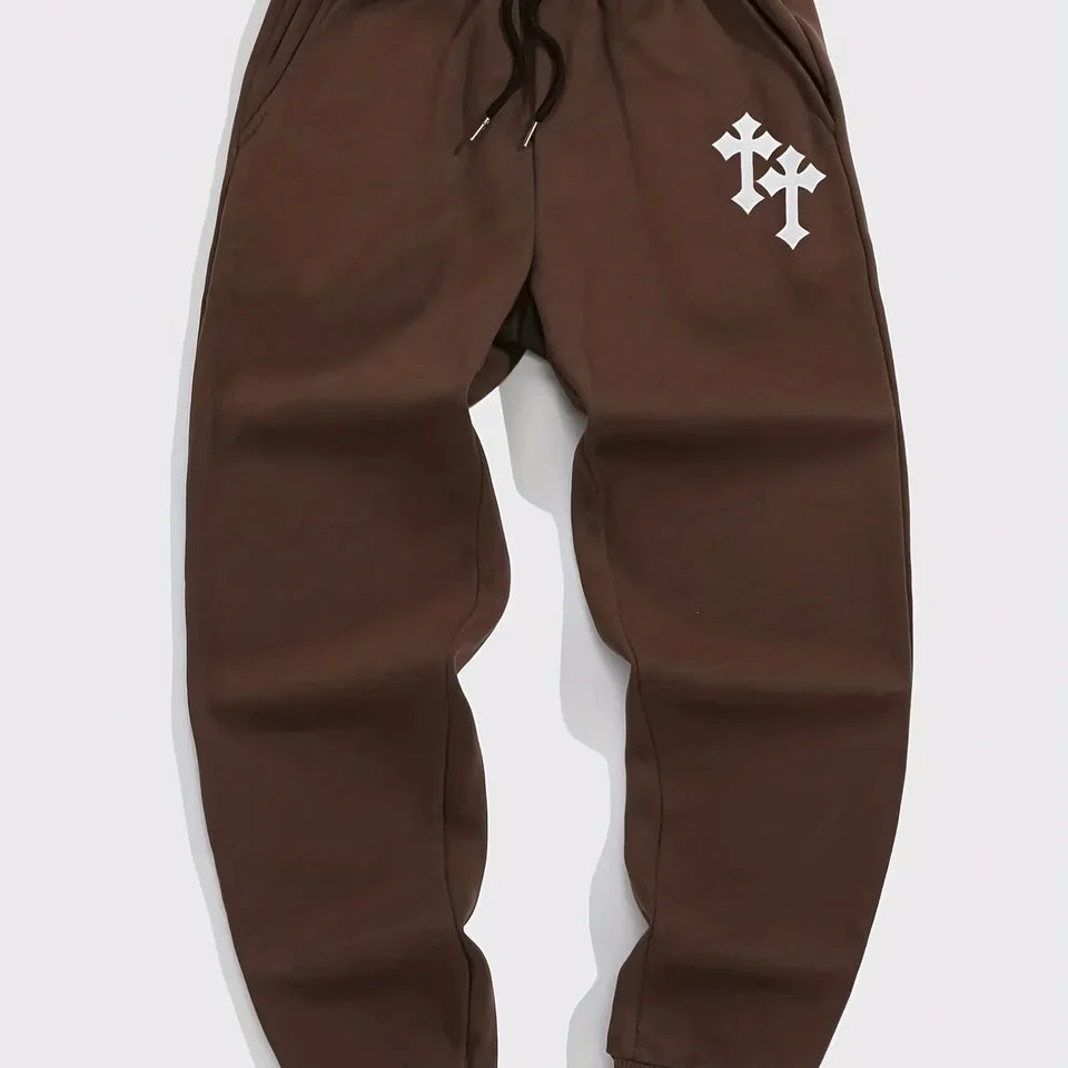 Harajuku hip-hop pants Printed Pattern Slim Men Y2K Gothic Leisure Fashion Sports Street Wear Couple Sweatpants